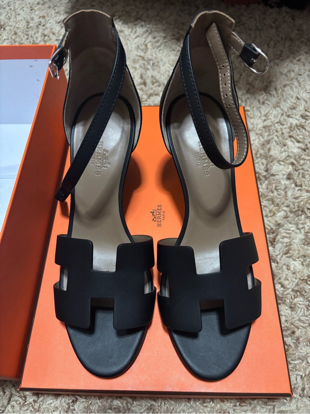 Authentic Hermes Oran Legend Sandals